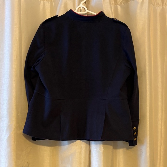 Talbots Dark Blue Women's Blazer with Gold Buttons, 14W - Picture 2 of 10